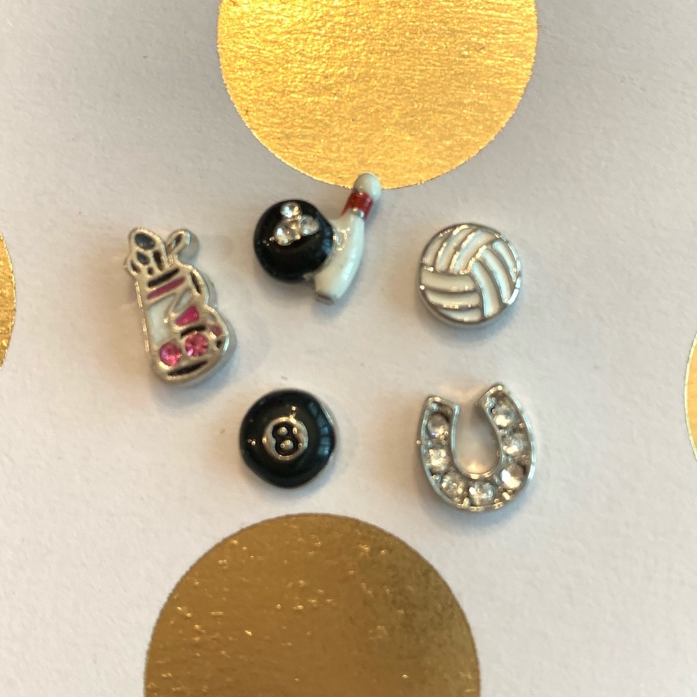 Origami Owl sports charms